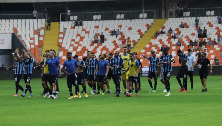 Adana Demirspor 3 puanla tanıştı