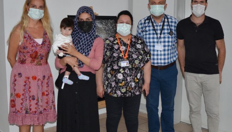 ADÜ’de sağlığına kavuşan Bahar bebek artık rahatça nefes alabilecek