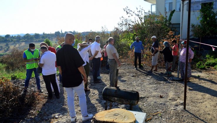 Afet bölgesi Manavgat’ta yapım onarım çalışmaları