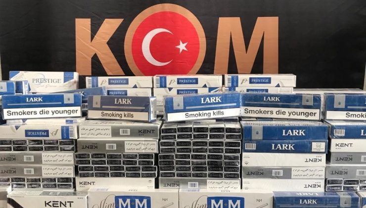 Ağrı’da 2 bin 500 karton kaçak sigara ele geçirildi