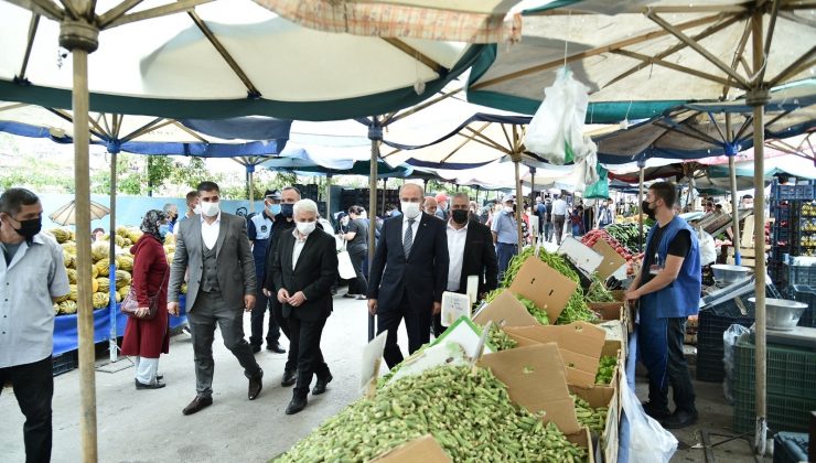 Ahilik Haftası’nda esnafla buluştular