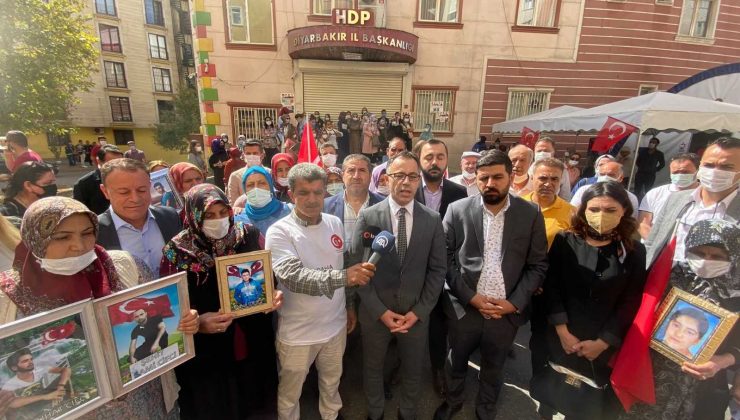 Ailelerin direnişine bir destek de Kayapınar’dan geldi