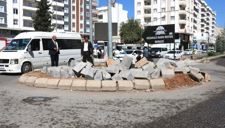 Akçakale Prestij Caddesinde çalışmalar sürüyor