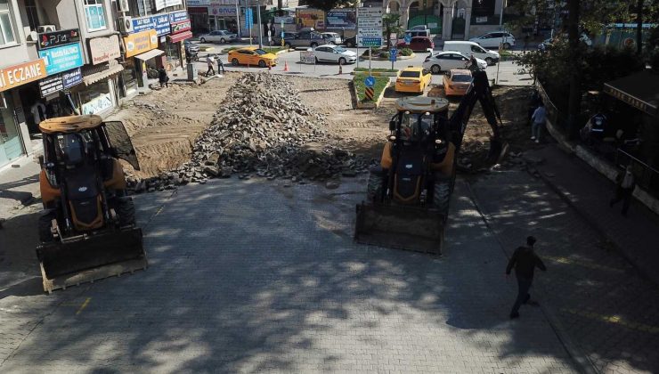 Akyazı’da cadde ve sokaklar yenileniyor