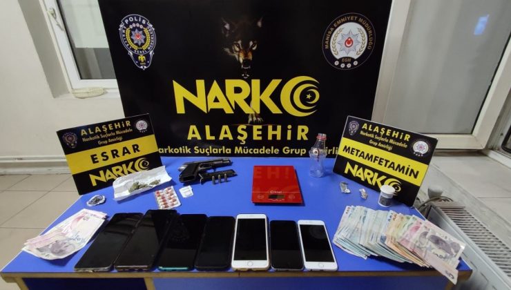 Alaşehir’de uyuşturucu operasyonu