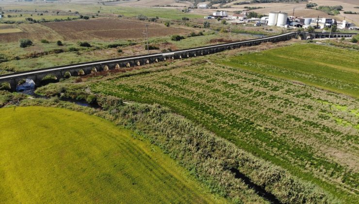 Altı asırlık köprüde restorasyon çalışmaları başladı