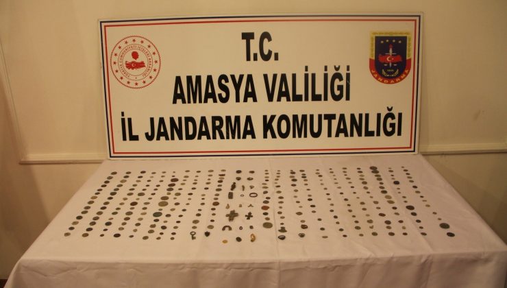 Amasya’da kavanozdan tarih çıktı: 312 tarihi eser ele geçirildi