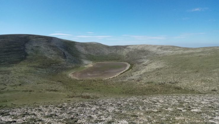Amasya’nın en yüksek doğal gölü kurudu