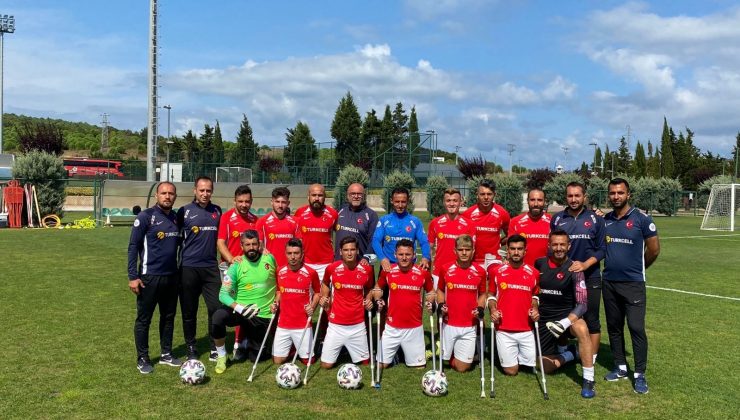 Ampute Milli Futbol Takımı şampiyona yolunda