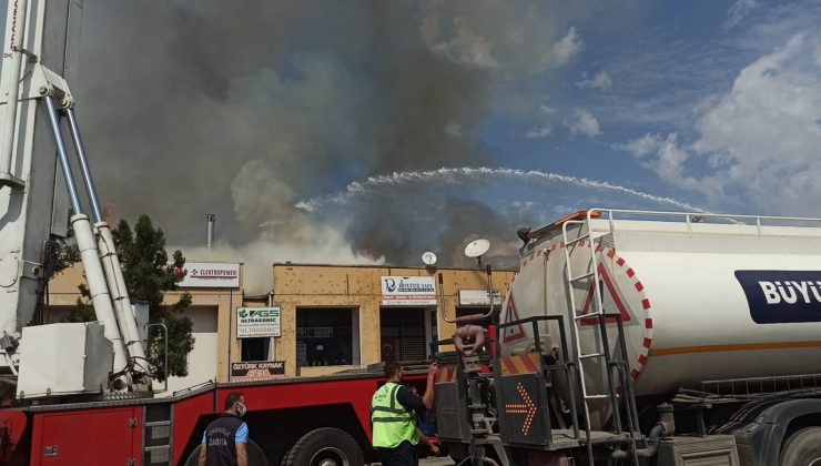 Ankara Organize Sanayi Bölgesinde yangın