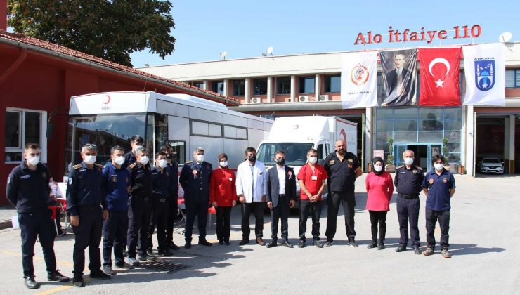 Ankara’da “İtfaiye Haftası” tatbikatlarla kutlandı