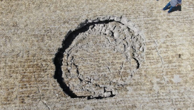 Ankara’da ortaya çıkan ‘Obruk’ korkuttu