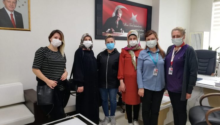 Anne adaylarından teşekkür ziyareti