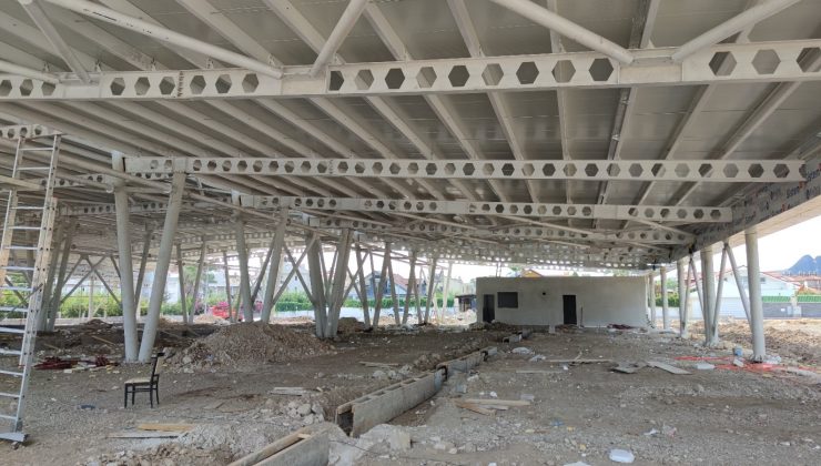 Arslanbucak kapalı pazar yerinde sona gelindi