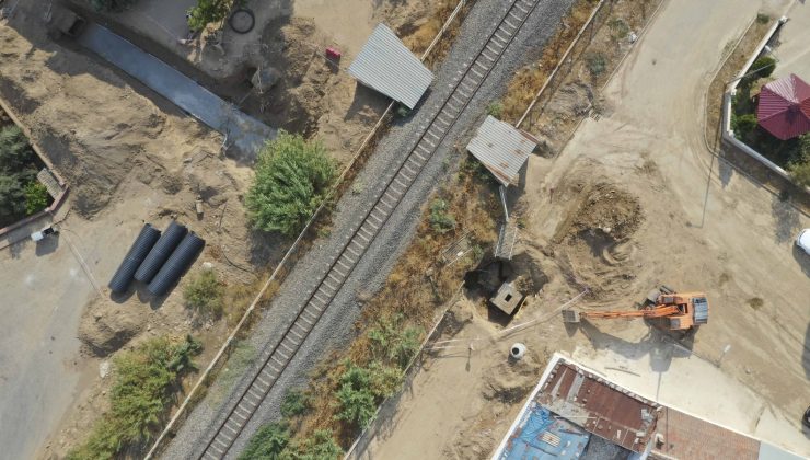 ASKİ, Nazilli’de yağmur suyu hattı çalışmasına devam ediyor