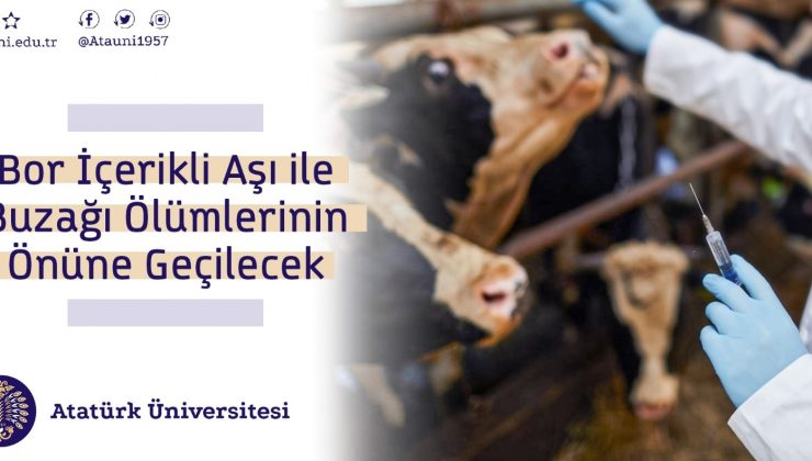 Atatürk Üniversitesinin Aşı Projesi TÜBİTAK’tan Destek Aldı