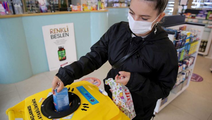 Atık ilaç toplama projesi sürüyor