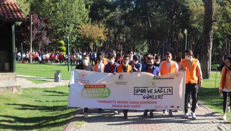 Avrupa Spor Haftası coşkuyla kutlanıyor