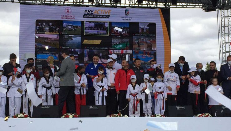 Avrupa Spor Haftası’nda Anıttepe’de sporcular harekete geçti