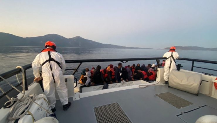 Aydın’da 120 düzensiz göçmen kurtarıldı