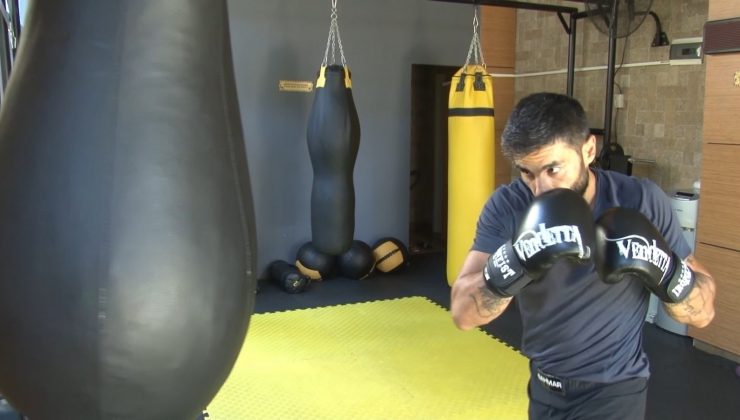 Azerbaycanlı şampiyon kick boksçu ring için hazırlıklara başladı