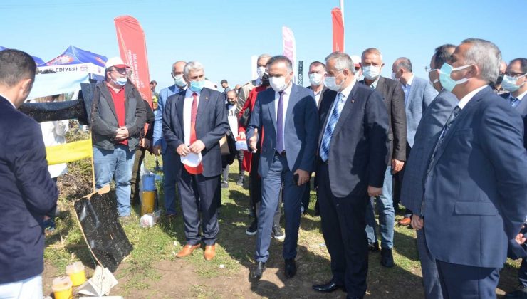 Bafra’da tarla okulu çalışması