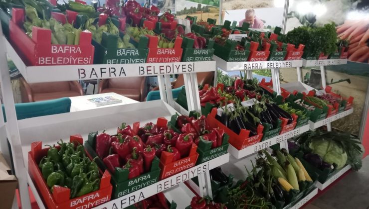 Bafra’nın ürünleri görücüye çıktı