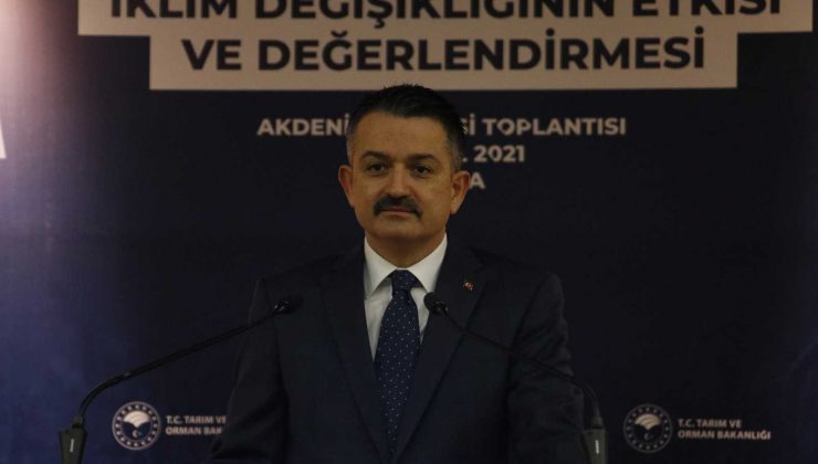 Bakan Pakdemirli: “Değişen iklim koşullarına hazır olacağız”