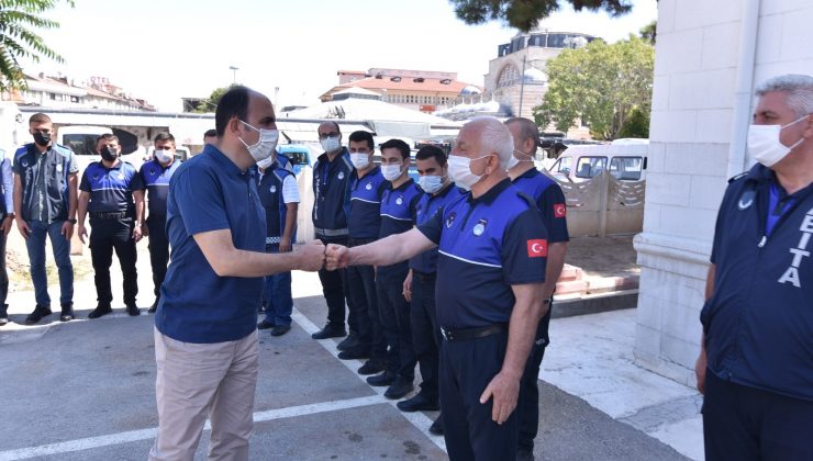 Başkan Altay Zabıta Teşkilatı’nın Kuruluş Yıl Dönümünü kutladı