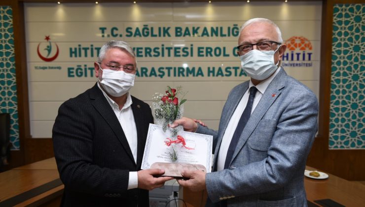 Başkan Aşgın’dan sağlık çalışanlarına teşekkür