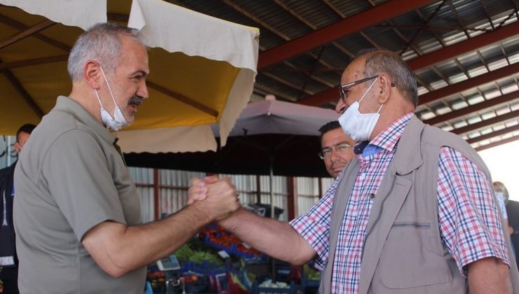 Başkan Coşar Pazarcı esnafını ziyaret etti