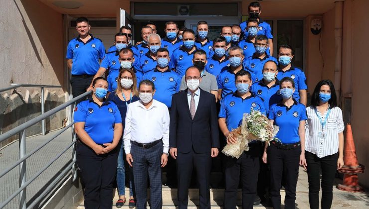 Başkan Örki, Zabıta Müdürlüğünü ziyaret etti