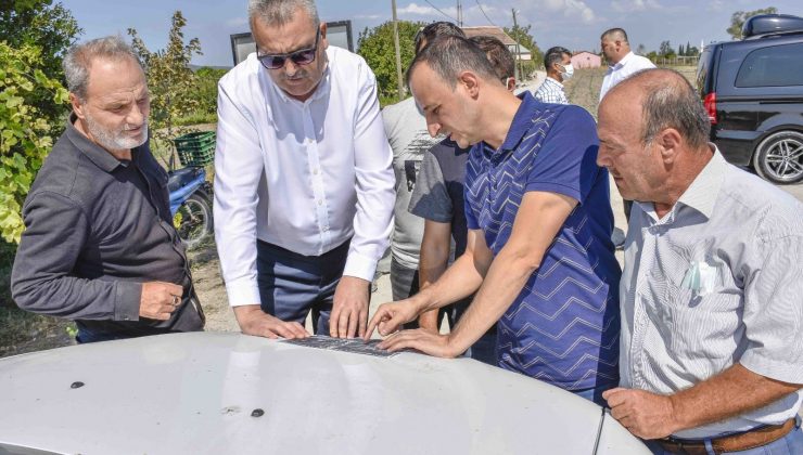 Başkan Özkan’dan altyapı çalışmalarına yakın takip