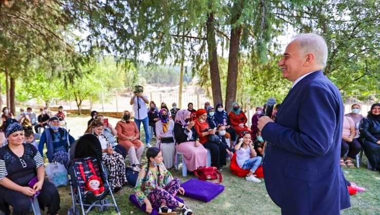 Başkan Zolan yaz kampı finalinde kadınlara buluştu