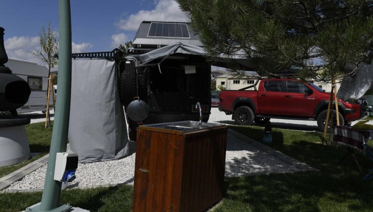 Başkentin karavan parkları kısa sürede karavan tutkunlarının gözdesi oldu