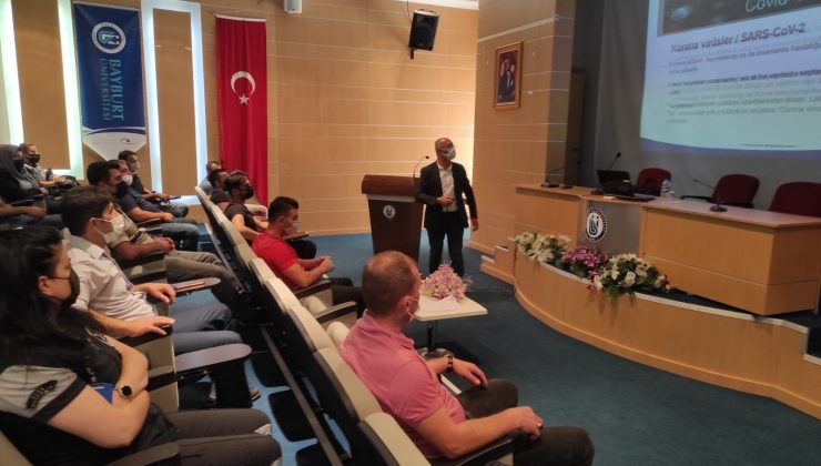 Bayburt Üniversitesi personellerine ‘Covid-19 Hijyen Eğitimi’ verildi