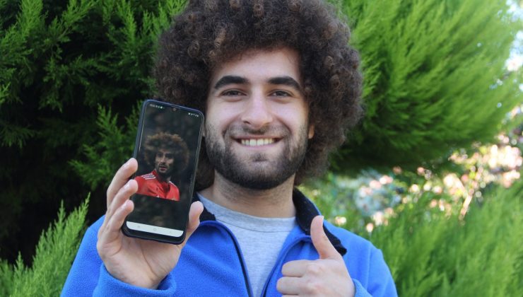 Belçikalı futbolcu Fellaini’nin benzeri Sinop’ta