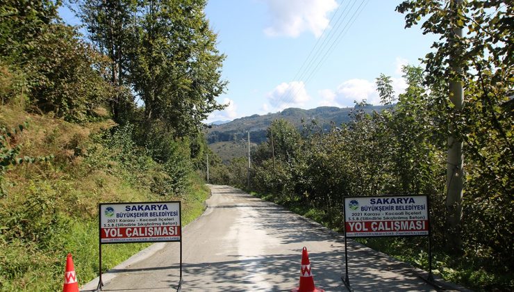 Beton yol çalışmaları Kocaali’de devam ediyor