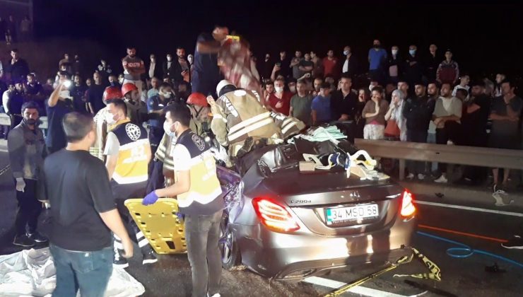 Beykoz’da feci kaza: 2 ölü, 4 yaralı