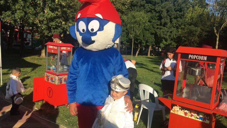 Toplu sünnet şöleninde doyasıya eğlendiler