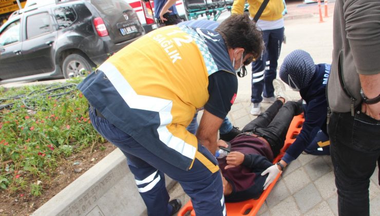 Bilecik’te motosikletini deviren sürücü yaralandı