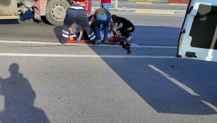 Bisikleti ile okula giden lise öğrencisine polis aracı çarptı