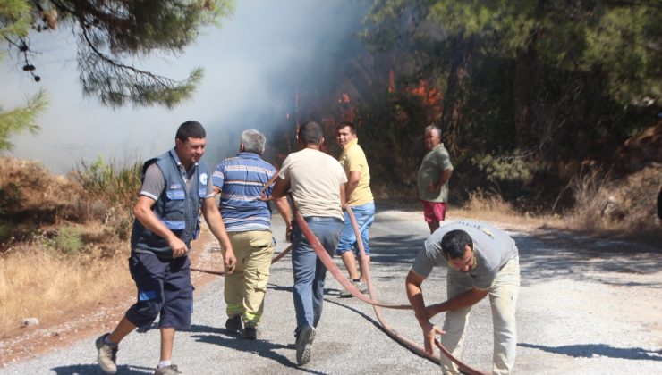 Bodrum’da çıkan yangında 13 hektar alan küle döndü
