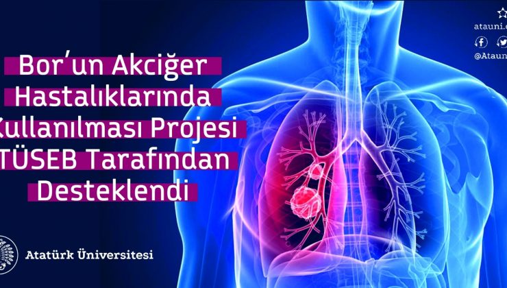 Bor’un akciğer hastalıklarında kullanılması projesi TÜSEB tarafından desteklendi