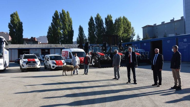 Bozüyük Belediyesi araç filosu, yeni araçlarla güçlendi