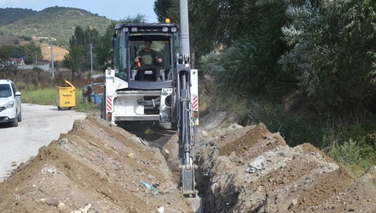Bozüyük’te altyapı çalışmaları devam ediyor