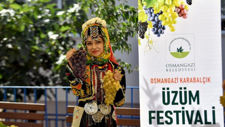 Bursa’da en güzel üzümler yarıştı