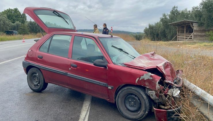 Bursa’da tır ile otomobil çarpıştı: 2 yaralı