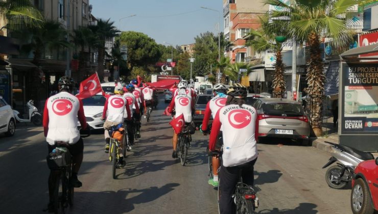 Büyük Taarruz Bisiklet Turu ekibi Turgutlu’da ağırlandı