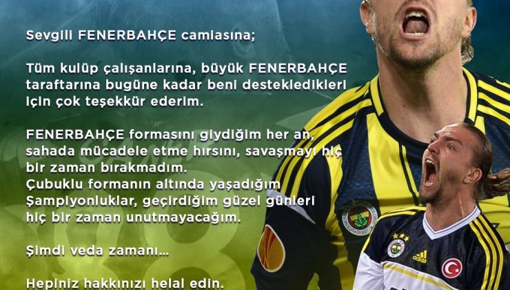 Caner Erkin’den Fenerbahçe’ye veda
